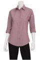 Ladies Chambray Dusty Rose Shirt 