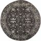Evoke 252 Charcaol Round by Rug Culture 