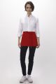Three Pocket Red Waist Apron by Chef Works