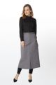 Volante Light Grey Bistro Apron by Chef Works