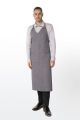 Volante V-Neck Light Grey Bib Apron by Chef Works