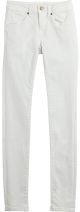 Denim & Co White Cotton Chinos