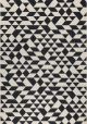 Yuma Black And Cream Modern Polypropylene Outdoor Rug by Fab Rugs